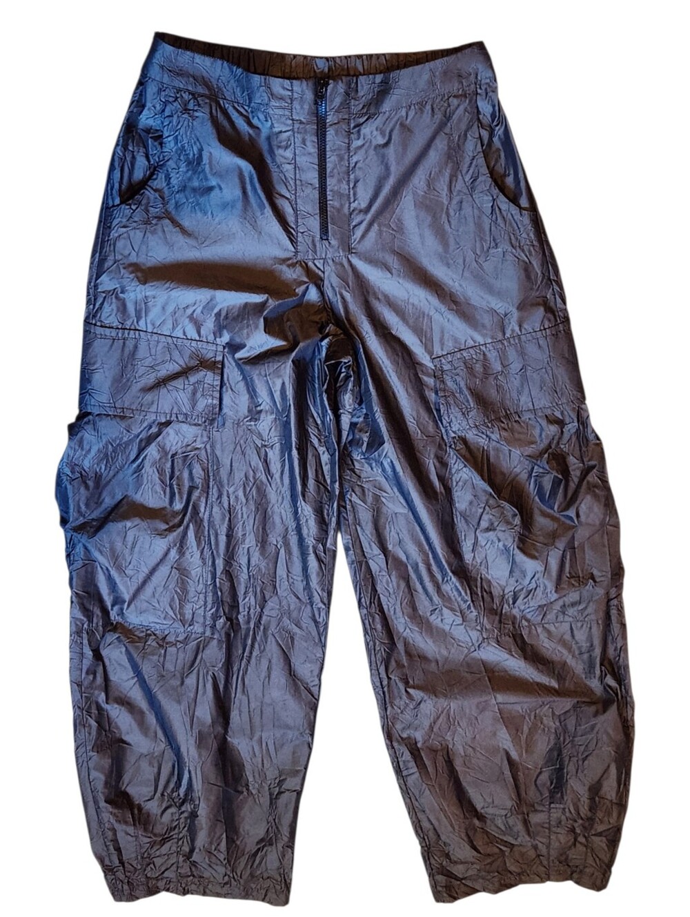 Alembika Crinkled Wide Structured Lantern Barrel Cargo Pant 0 (US 4-6, S)